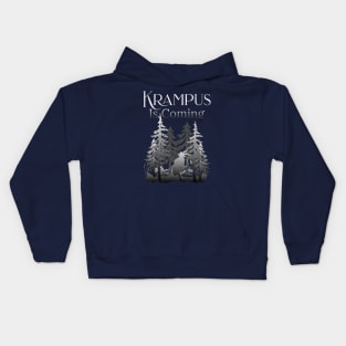 Krampus Is Coming Kids Hoodie